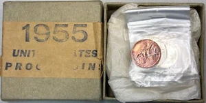 1955 United States Proof Set - Premium Quality Original Set - Box and Tissue - Bild 1 von 9