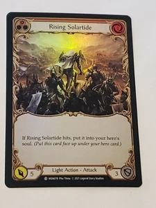 Rising solartide foil (red) monarch 1st edition NM Flesh And Blood tcg - Picture 1 of 2