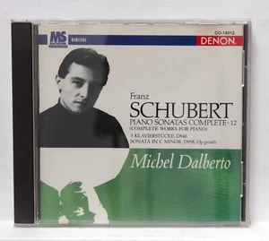 MICHEL DALBERTO - SCHUBERT piano sonatas vol.12 - DENON CD NM - Picture 1 of 2