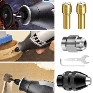 Brass Collet Set Shank Rotary Tool Quick Change Chuck Accessory For Dremel 4485 - Picture 1 of 10