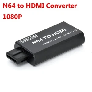 N64 To HDMI-compatible Converter 3.5mm Audio Output Adapter For N64/SNES/NGC - Picture 1 of 2