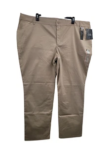 Lee Women's Plus Wrinkle Free Relaxed Fit Straight Leg Pant 28W Long 28L NWT - Picture 1 of 8