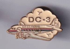 RARE PINS PIN'S .. TOURISME DOM-TOM AVION AIRLINES DC-3 ST PIERRE & MIQUELON ~FV - Imagen 1 de 1