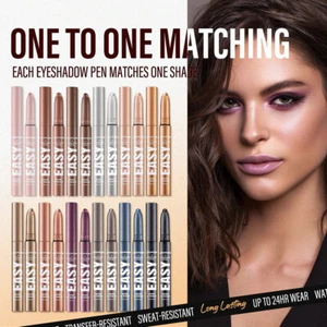 Eye Shadow Stick Highlight Pencil Waterproof Eyeshadow Pen Matte Pearlescent - Picture 1 of 34
