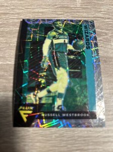 2020-21 Panini Flux Silver Lazer Prizm Russell Westbrook #176 Washington Wizards