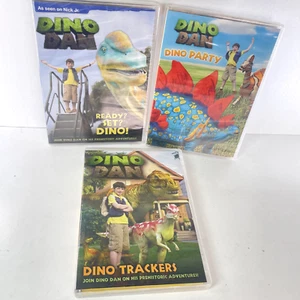 DINO DAN 3 DVD Lot NICK JR NCircle  CHILDREN'S DINOSAUR SHOW 2 of 3 are Sealed - Picture 1 of 4