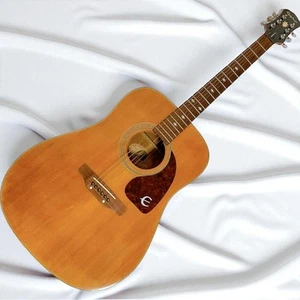 Epiphone PR350 Acoustic Guitar Used Folk Style Natural Finish - Picture 1 of 17