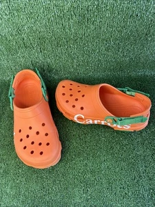 Crocs X Carrots Orange colourway size M7 W9 UK Used Unisex - Picture 1 of 13