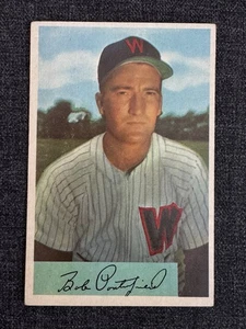 1954 BOWMAN BASEBALL CARD #24 BOB PORTERFIELD WASHINGTON SENATORS  EXMT - Picture 1 of 2