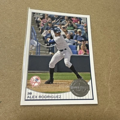 2009 Topps Yankee Stadium Opening Day ALEX RODRIGUEZ Card #11 New York Yankees - Image 1 of 2