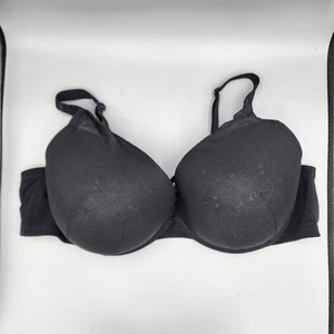Torrid Curve Underwire Push Up Plunge Bra Black Stars Size 46D - Picture 1 of 15