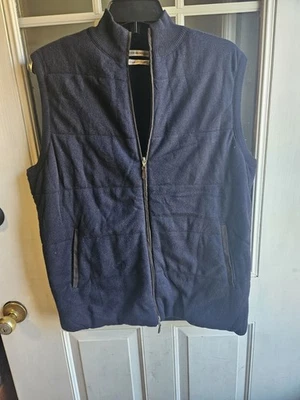 Chaleco Peter Millar Lana Merino Y Algodón Azul Marino Talla Hombre Mediano Foto 1 de 4