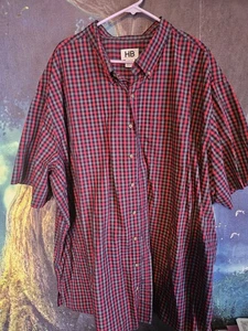 HUGE LOT OF 17 HARBOR BAY HB 4XLT TALL BIG MENS DRESS SHIRT SHORT SLEEVE  - Picture 1 of 24
