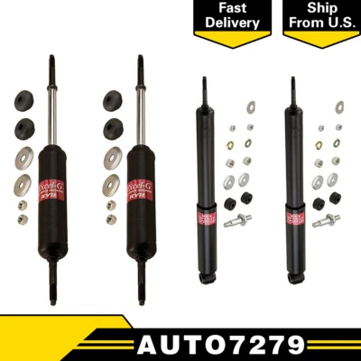 Juego de 4 Amortiguadores KYB para 1966-1970 Datsun 1600 2000 343138 343136 Foto 1 de 4