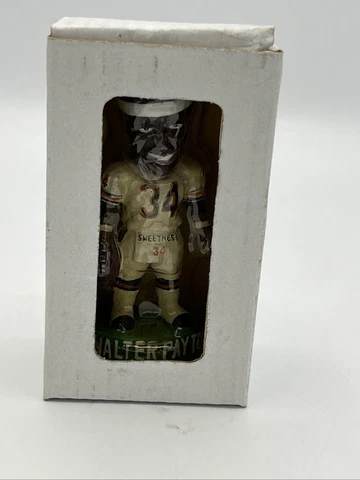 Walter Payton Chicago Bears Sweetness Bobblehead Nodder  3 1/2" NIB Cover