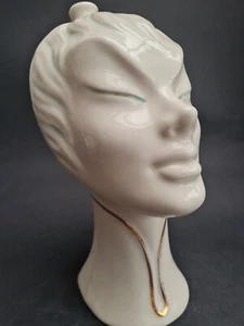 1960 Italienische Canova Padova Produktion Porzellankopf Flasche 24 cm hoch - Bild 1 von 9