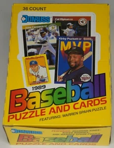 1989 Donruss Baseball Wax Box, SEALED PACKS, 36 Packs, Griffey Jr, Johnson RC - Picture 1 of 6