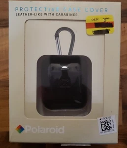 Funda protectora Polaroid similar al cuero con mosquetón para auriculares inalámbricos - Imagen 1 de 3
