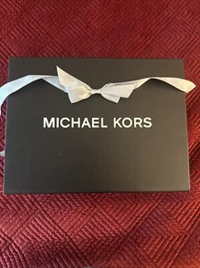 Genuine Medium Michael Kors BlackEmpt Box w/ Ribbon&Tissue 12x9x4 - Picture 1 of 5