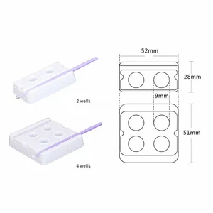 2/4 Wells Dental Einweg Mischbrunnen/Schale für Komposite Verklebungsklebstoffe - Bild 1 von 14