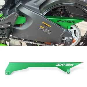 Motorcycle CNC Chain Cover Rear Chain Belt Guard Protector For ZX-6R 2019-2025 - Picture 1 of 14