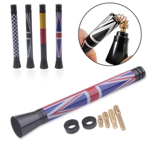 UK Flag Aerials Antenna Racing Screw Nut Short Roof Car Radio For Mini Cooper - Picture 1 of 8