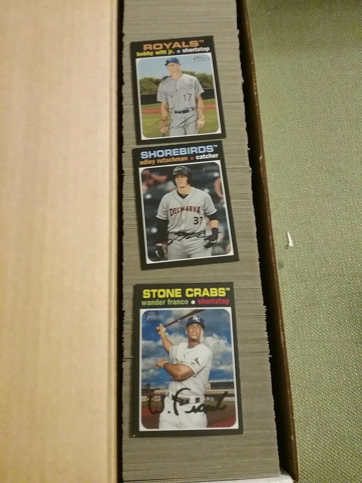 2020 Topps Minor League Heritage Base Singles - Create Own Lot - Image 1 of 1