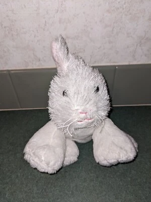 Ganz webkinz Bunny White rabbit Plush HM078  stuffed animal no code - Image 1 of 4