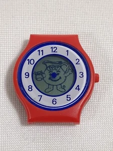 Vintage Red Kool-Aid Man Kid's Collectible Wrist Watch Digital Analog UNTESTED  - Picture 1 of 6