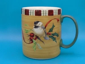 Lenox Winter Greetings Everday Mug Cup Chickadee - Picture 1 of 6