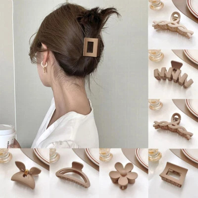 Женщин акриловый геометрический акула зажим волос коготь захват краба зажим шпильки головной убор ∂ - Изображение 1 из 4