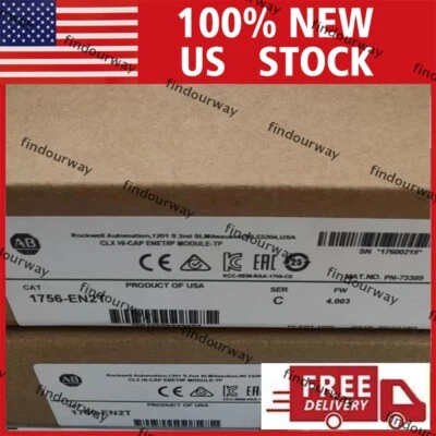NEW PLC 1756-EN2T Ser C ControlLogix EtherNet/IP Module 1756EN2T Sealed - Image 1 of 3