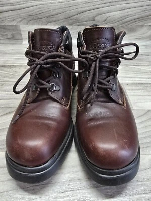 Dexter Comfort Brown Nubuck Leather Lace Up Ankle Boots Womens Size 10M - Image 1 of 4