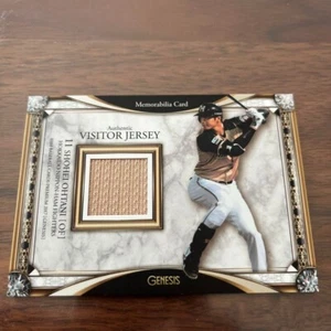 Shohei Ohtani Card 2017 BBM Genesis Jersey ED 300 Japan Fighters Japanese RARE - Bild 1 von 2