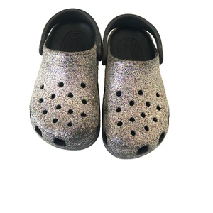 Crocs Sandalias Slides Mujer’s 7 Glitter Multicolor - Imagen 1 de 6