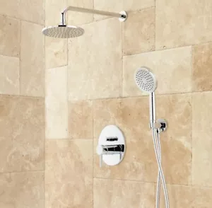 Signature Hardware Lattimore Regendusche mit Handdusche, Chrom - Bild 1 von 5