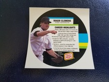 Roger Clemens Boston Red Sox 1994 Oscar Meyer Superstar Round-Up Proof BACK