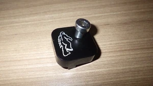 YETI PLATE FOR HI DIRECT MOUNT FRONT DERAILLEUR, NEW, BLACK, ALUMINIUM - Picture 1 of 2