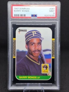 1987 Donruss BARRY BONDS #361 PSA 9 - Picture 1 of 2