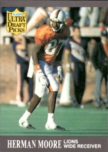 Ultra #291a 1991 Herman Moore radiocontrol Detroit Lions - Imagen 1 de 2
