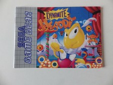 Manual/instructions/instruction manual sega game gear-dynamite headdy-eur