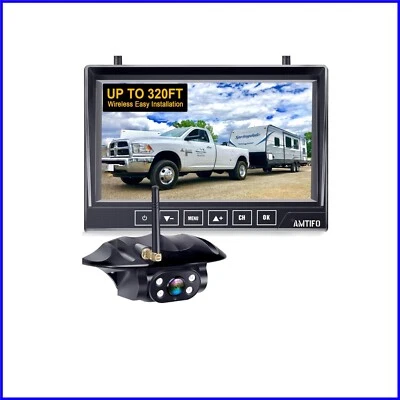 Furrion RV 7-Inch Wireless Backup Camera with Night Vision and Recording Feature - Image 1 of 4