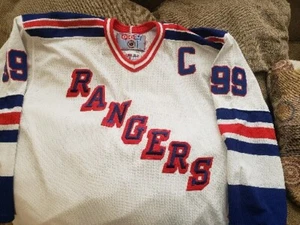 Vintage NHL CCM Herren Gr. XL Wayne Gretzky #99 Rangers New York Trikot NEU mit Etikett - Bild 1 von 22