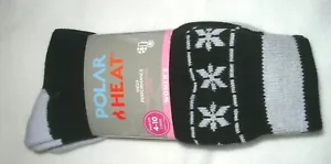 Para Mujer 2 Pares Calcetines Polares Calor Clima Frío Surtido Zapato Talla 4-10 Nuevo - Imagen 1 de 7