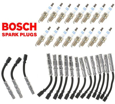 Cable de encendido doble platino BOSCH 16 MK para Mercedes serie y bujía 16 Foto 1 de 4