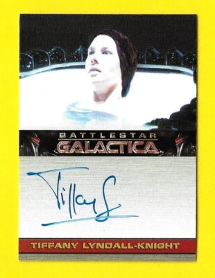 2008 Battlestar Galactica Staffel 3 Autogramm Tiffany Lyndall-Knight Als Hybrid - Bild 1 von 3
