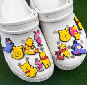 WINNIE THE POOH Shoe Charms MIX MATCH DISCOUNT ALL OUR SHOP 10000+CHARMS+FREE P& - Picture 1 of 26