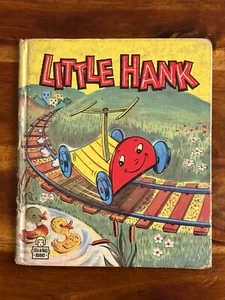 Libro treno vagone a mano Little Hank Alice Sankey Whitman pubblicazione 1948 ferrovia - Foto 1 di 6