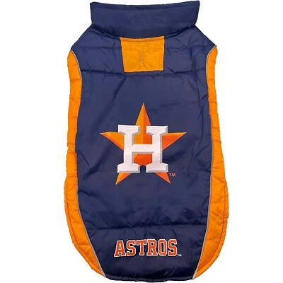 Chaleco acolchado Pets First MLB cálido acogedor e impermeable chaqueta para perro y chaqueta para gato Foto 1 de 3