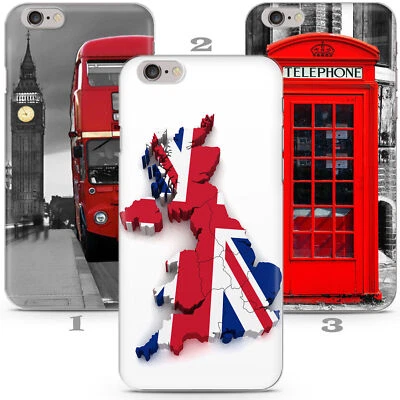 Funda con bandera de Reino Unido Londres Gran Bretaña para Apple iPhone 6 7 8 11 12 13 14 Foto 1 de 4